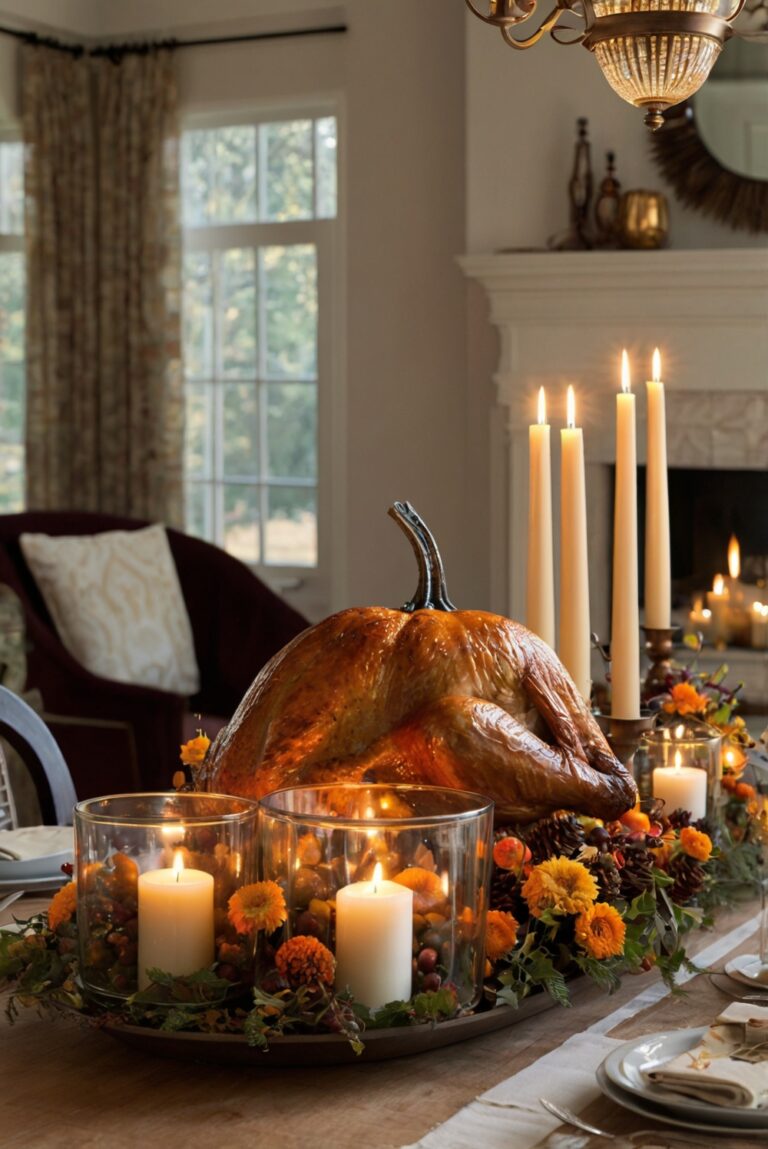 Thanksgiving home decor, Thanksgiving table setting, Thanksgiving centerpieces, Holiday room decor, Festive home accents